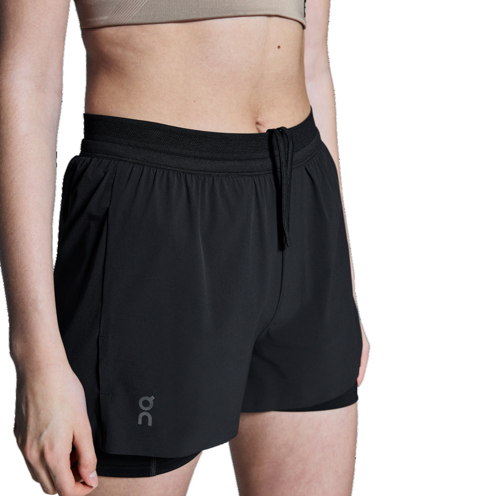 On Running Performance 3inch 2in1 Women's Running Short - Black