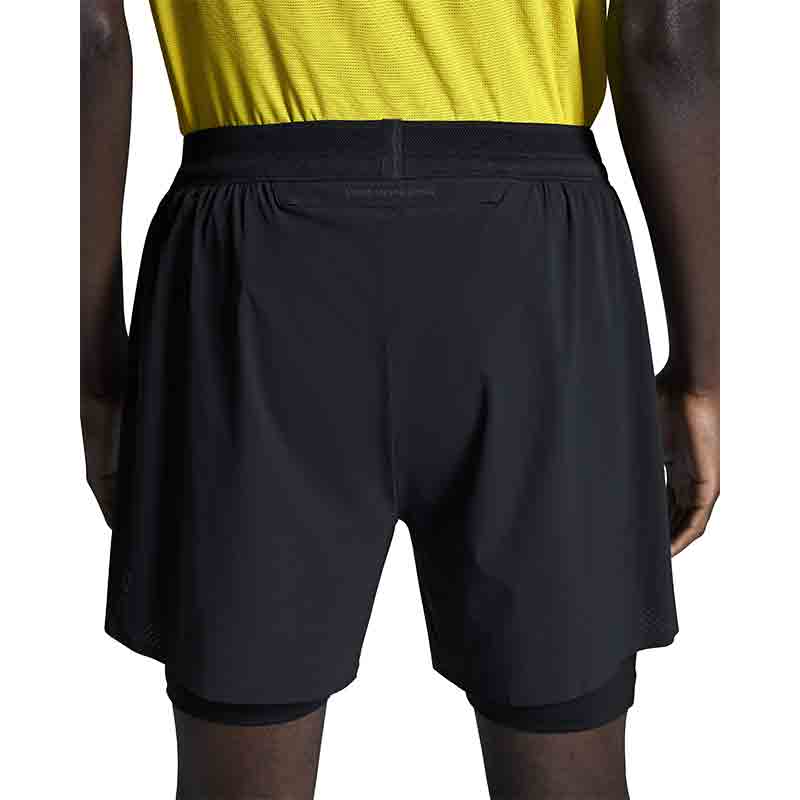 On Running Performance 5inch 2in1 Men's Running Short - Black