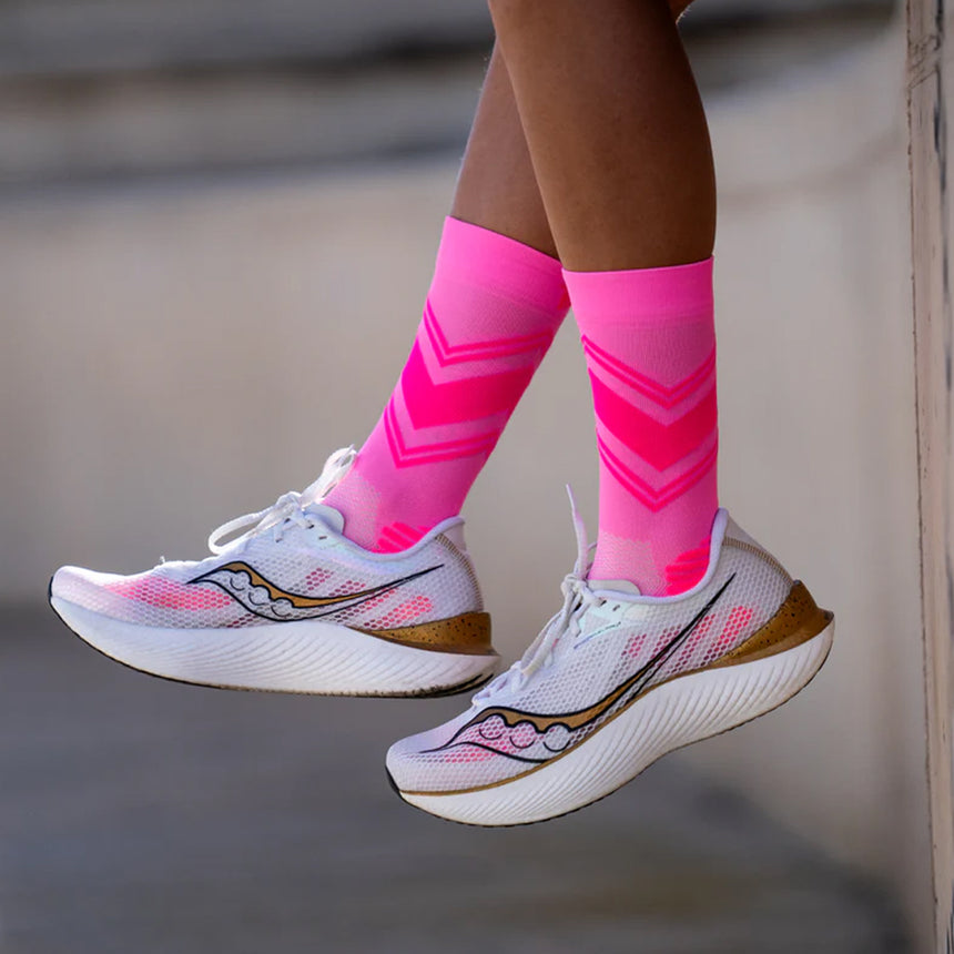 Sporcks Posh Pink Crew Running Sock