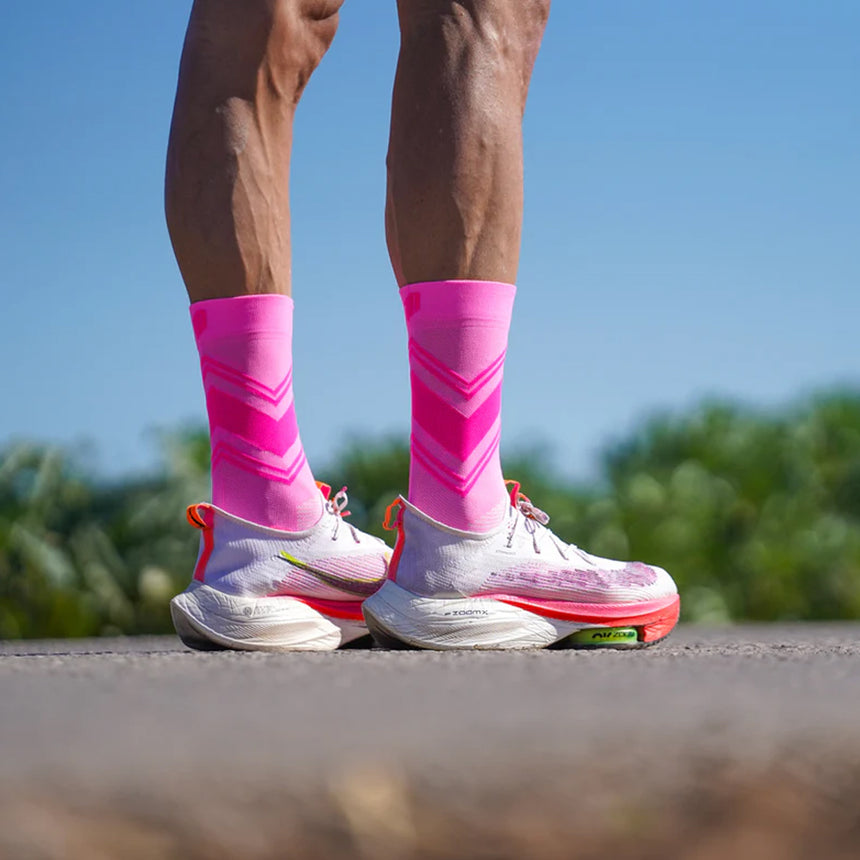 Sporcks Posh Pink Crew Running Sock