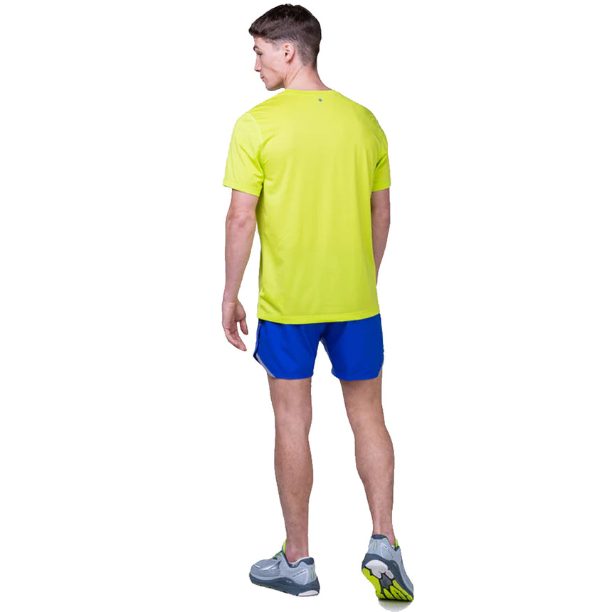 Ronhill Tech Short Sleeve Men's Running Tee - Citrus/Azurite