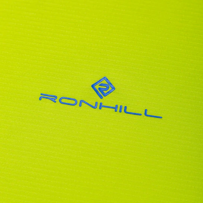 Ronhill Tech Short Sleeve Men's Running Tee - Citrus/Azurite
