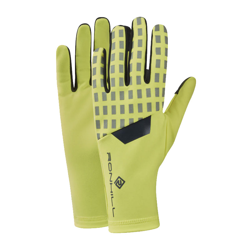 Ronhill Afterhours Running Glove - Fluo Yellow/Charcoal/Reflect