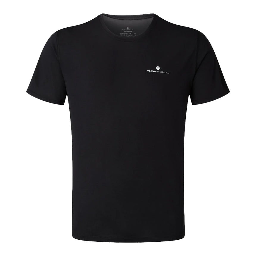 Ronhill Core Short Sleeve Men's Running Tee - Black/Bright White