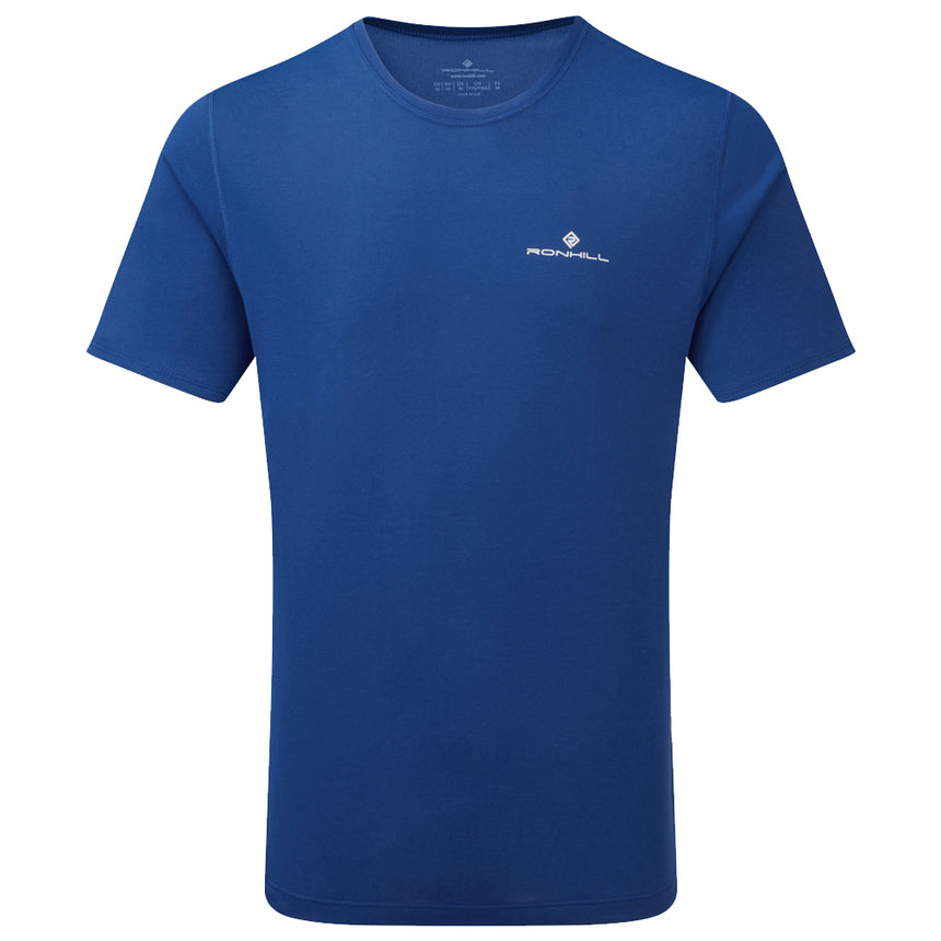 Ronhill Core Short Sleeve Men's Running Tee - Dark Cobalt/Bright White