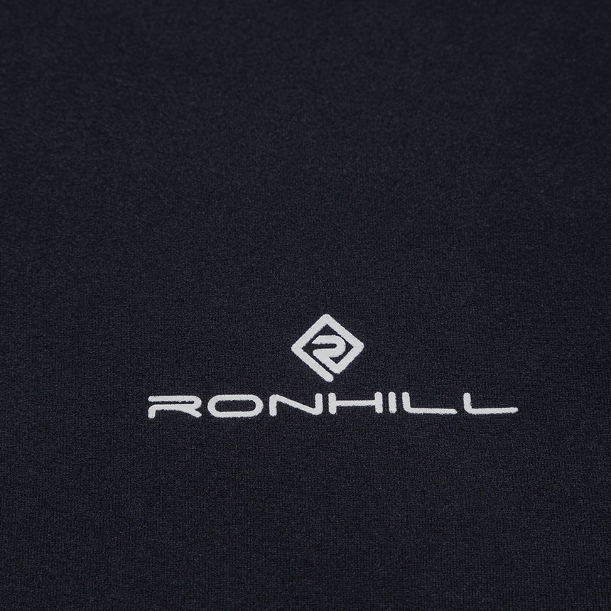 Ronhill Core Thermal Halfzip Men's Running Top - Black/Bright White