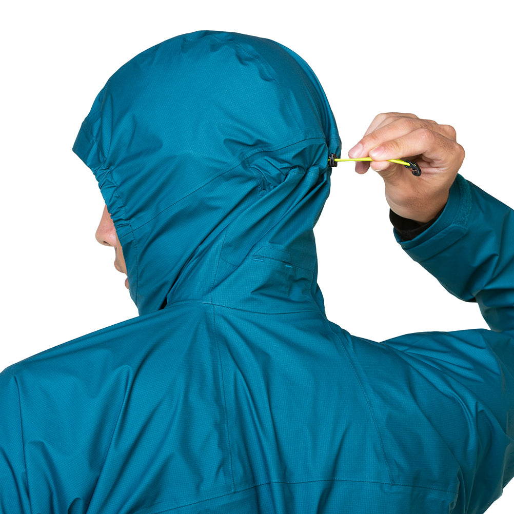 Ronhill Tech Gore-Tex® Mercurial Men's Running Jacket - Deep Teal/Acid