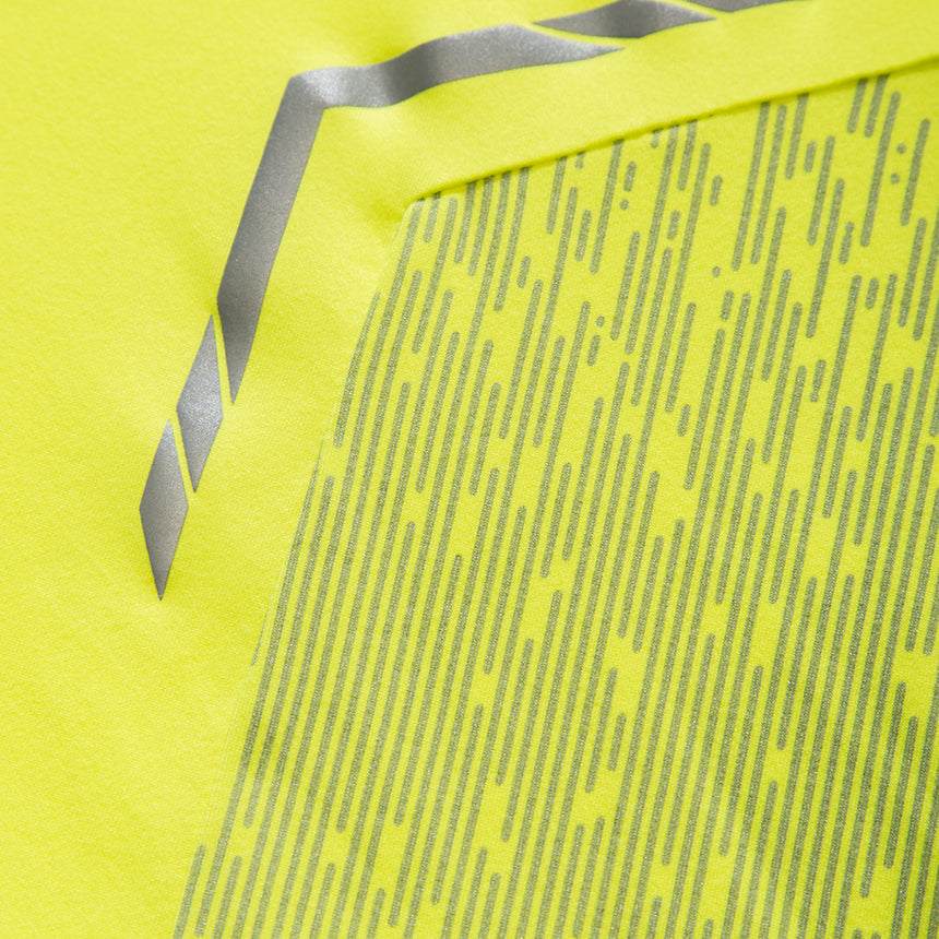 Ronhill Tech Reflect Halfzip Men's Running Top - Fluo Yellow/Reflect