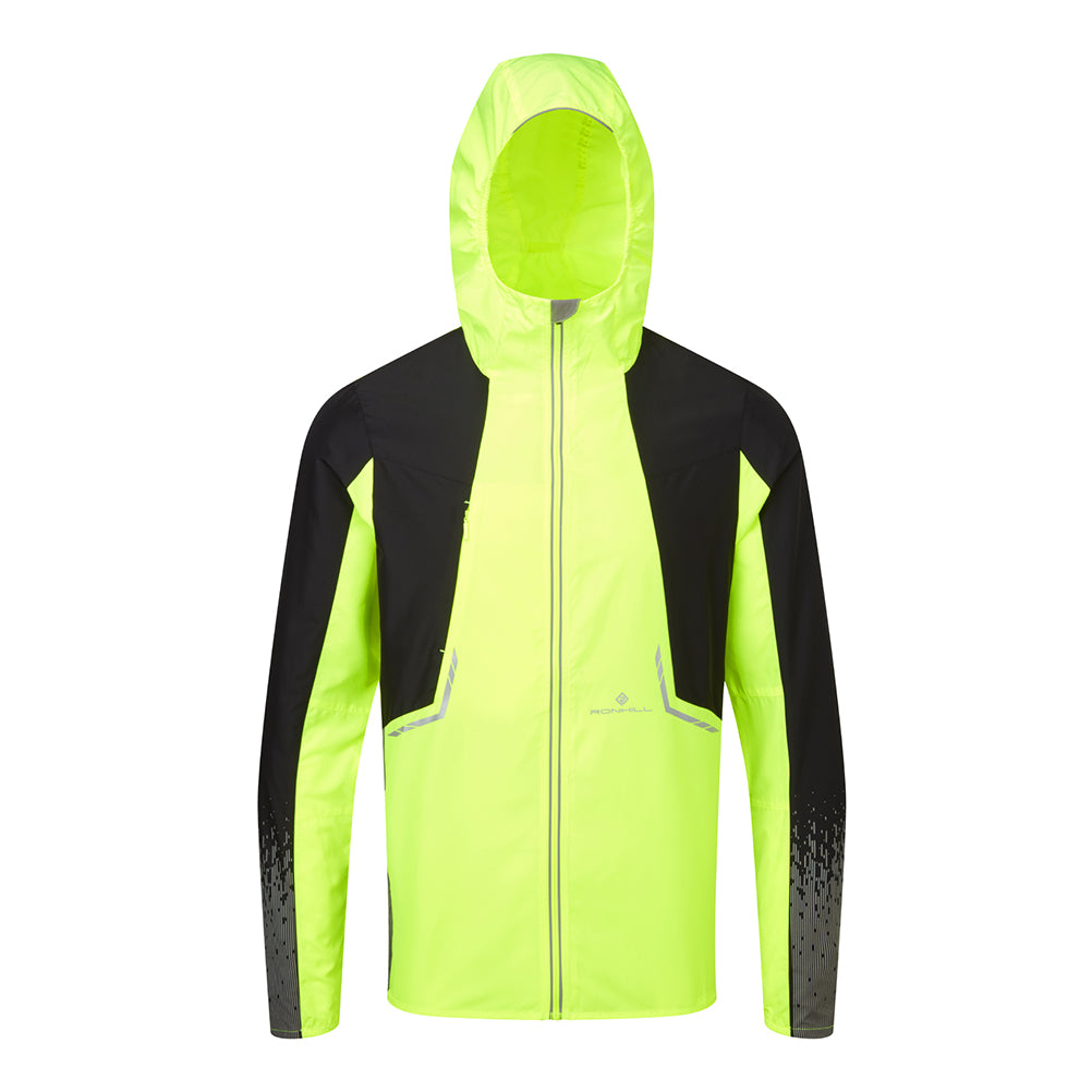 Ronhill Tech Reflect Men's Running Jacket - Fluo Yellow/Black/Reflect