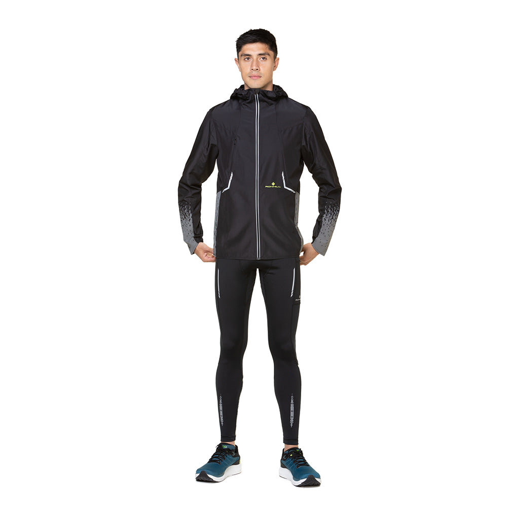 Ronhill Tech Reflect Men's Running Jacket - Black/Reflect