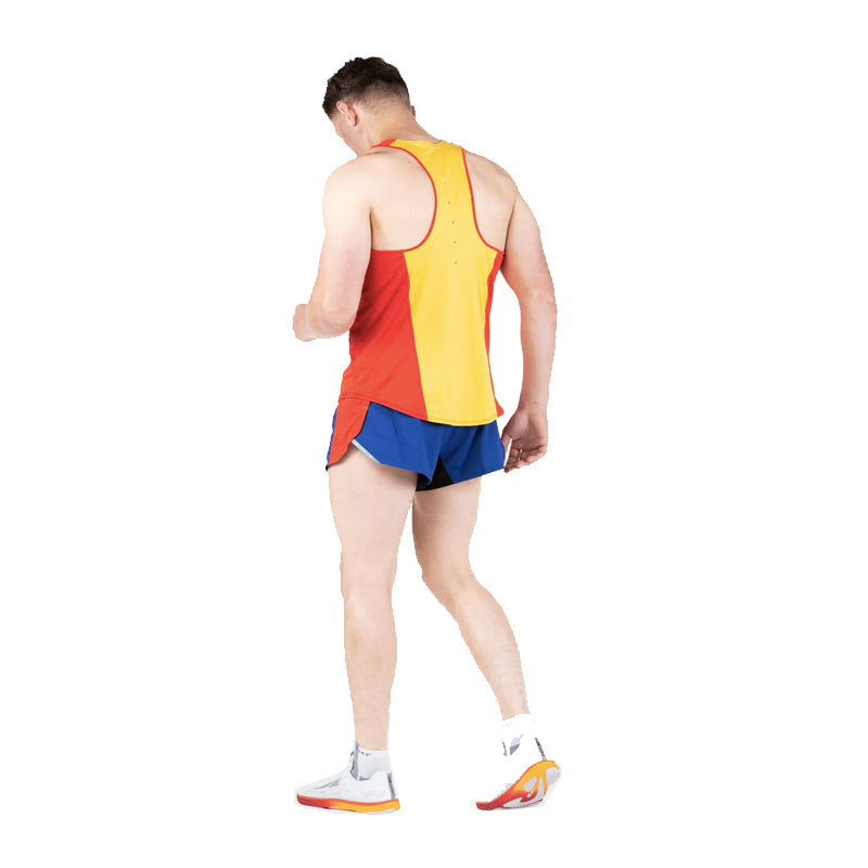 Ronhill Tech Revive Racer Men's Running Vest - Flame/Solar