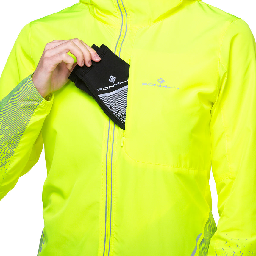 Ronhill Tech Reflect Women's Running Jacket - Fluo Yellow/Reflect