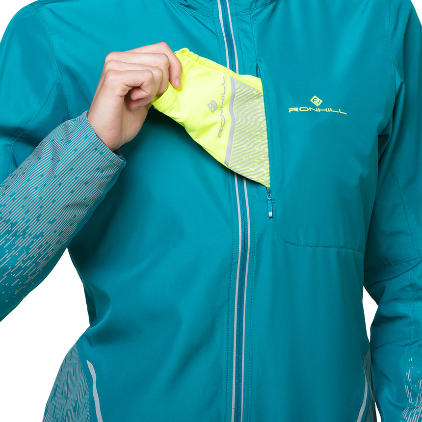 Ronhill Tech Reflect Women's Running Jacket - Marine/Reflect