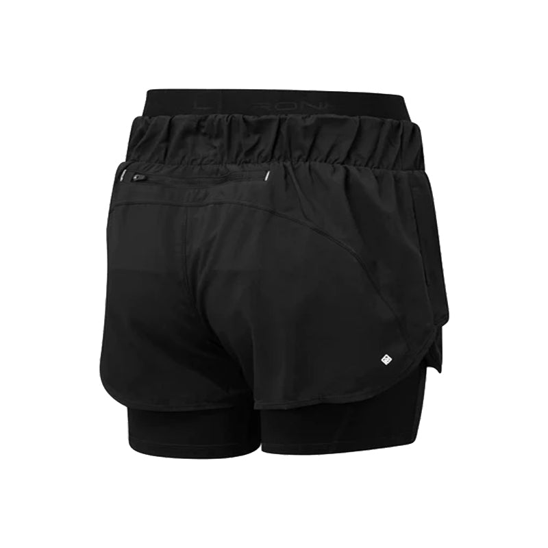 Ronhill Tech Twin Women's Running Short - All Black