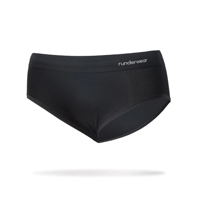 Runderwear-Womens-Hipster-Black-Front