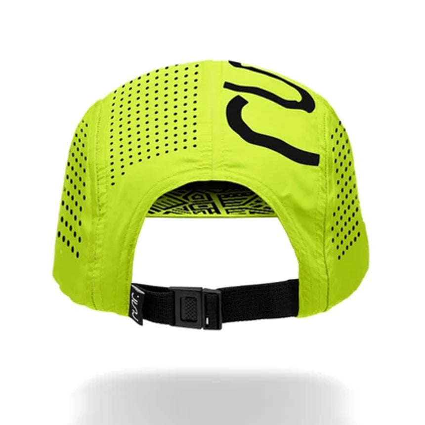 Runr Lumos Reflective Technical Running Hat - Fluo Yellow/Reflect