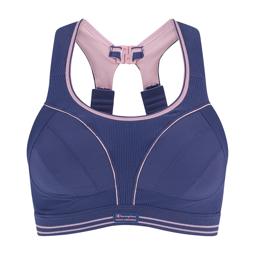 SA Champion Ultimate Sports Bra Deep Colbalt Blue front2