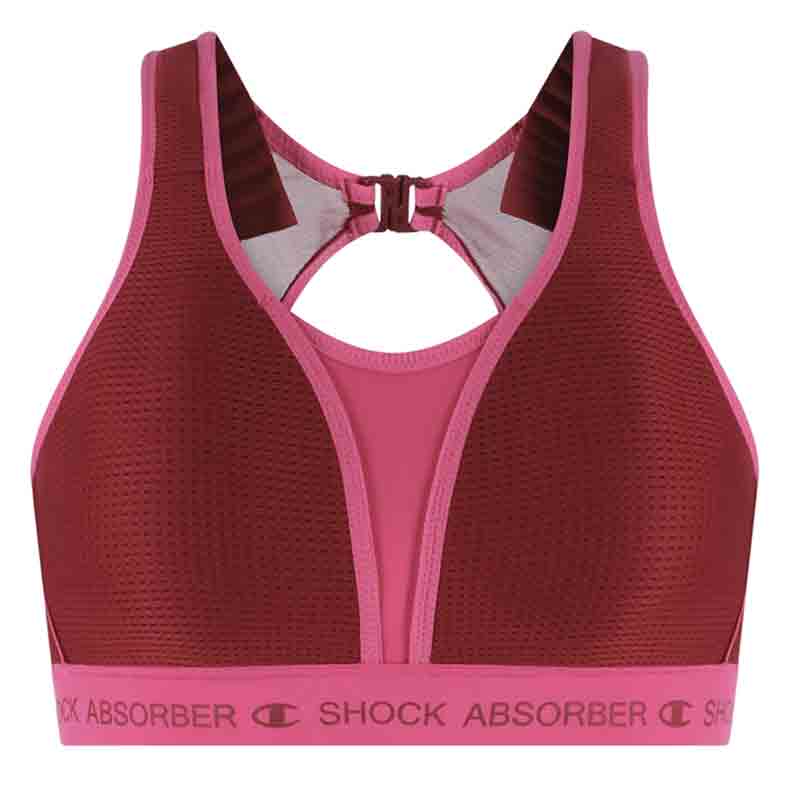 Women’s Crimson Red Padded Sports Bra – Buttery Soft, Supportive & Quick-Dry