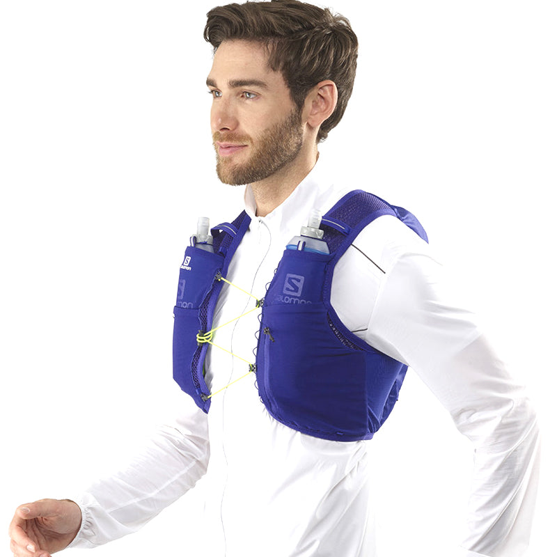 Salomon-ActivSkin-8-LC1514500-blue-safty-yellow-model-front