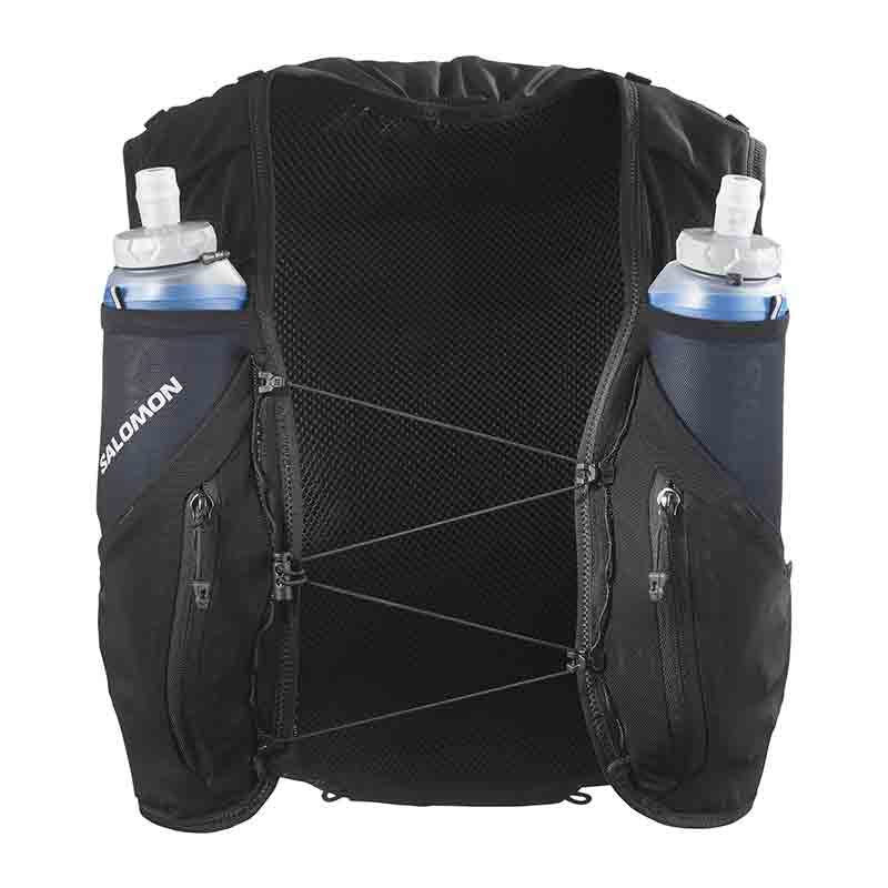 Salomon Unisex ADV Skin 12 Set Running Vest - Black/Metal