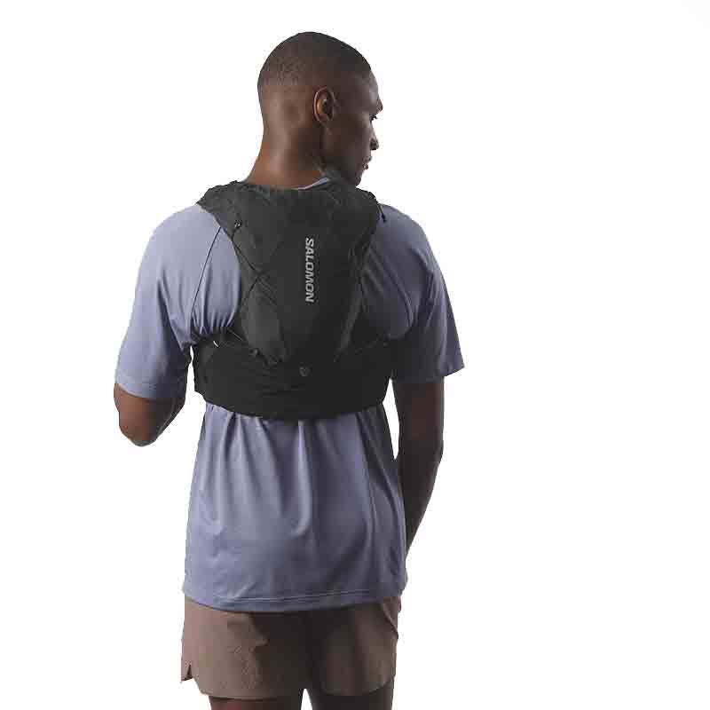 Salomon Unisex ADV Skin 12 Set Running Vest - Black/Metal