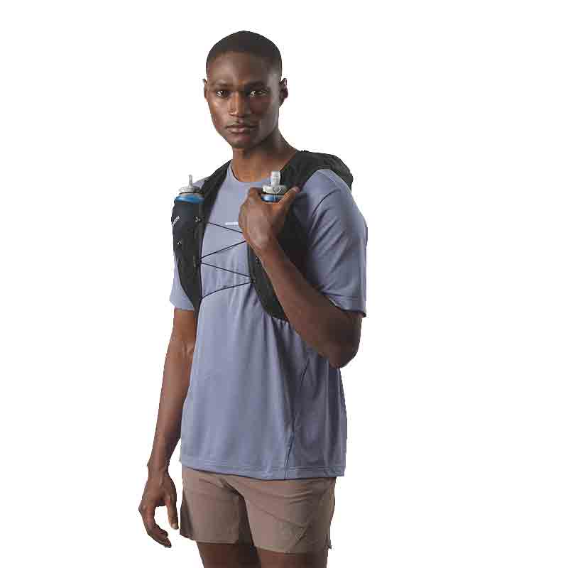 Salomon Unisex ADV Skin 12 Set Running Vest - Black/Metal