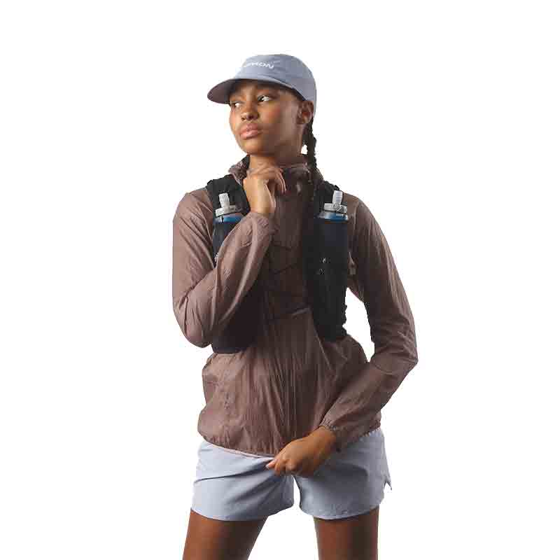 Salomon Unisex ADV Skin 12 Set Running Vest - Black/Metal