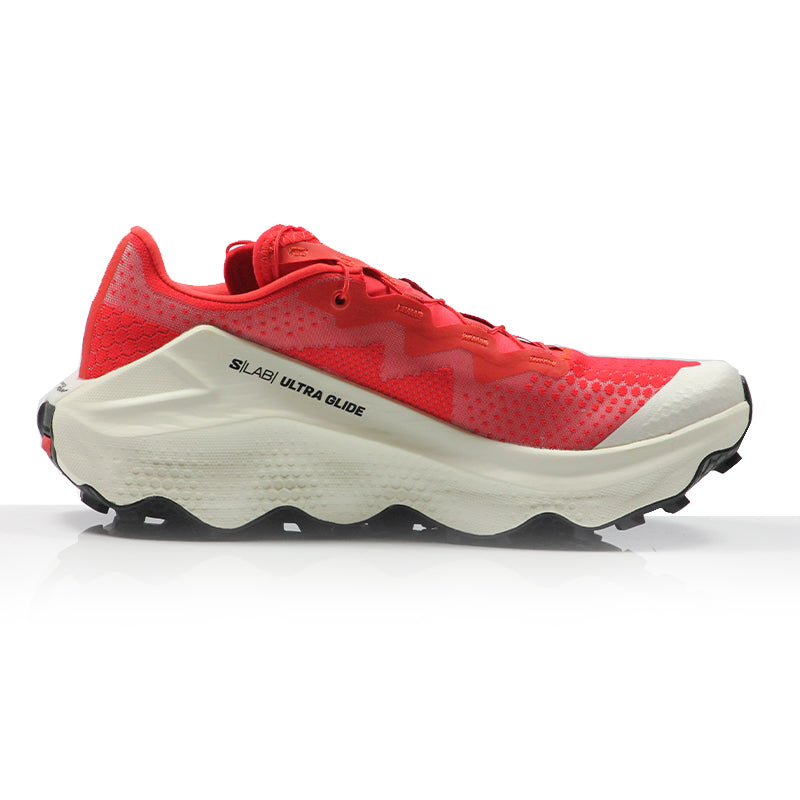 Salomon S/LAB Ultra Glide Unisex Trail Shoe - Fiery Red/Pompeian Red/Vanilla Ice