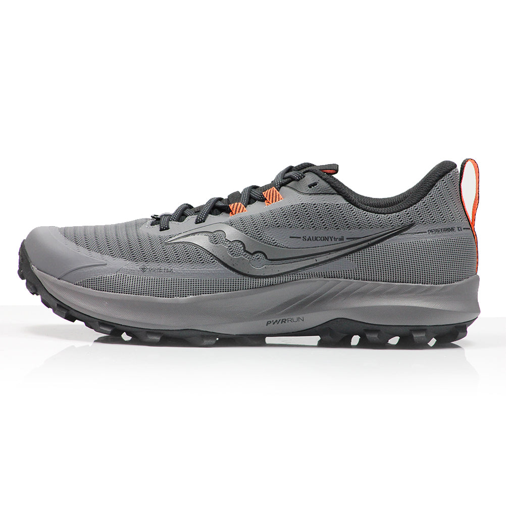Saucony Peregrine 13 GTX Men's Trail Shoe - Gravel/Black