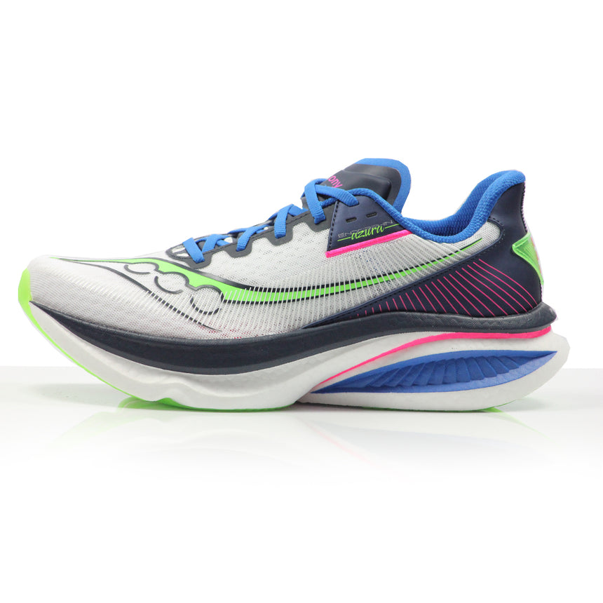 Saucony Endorphin Azura Men's Running Shoe - White/Navy