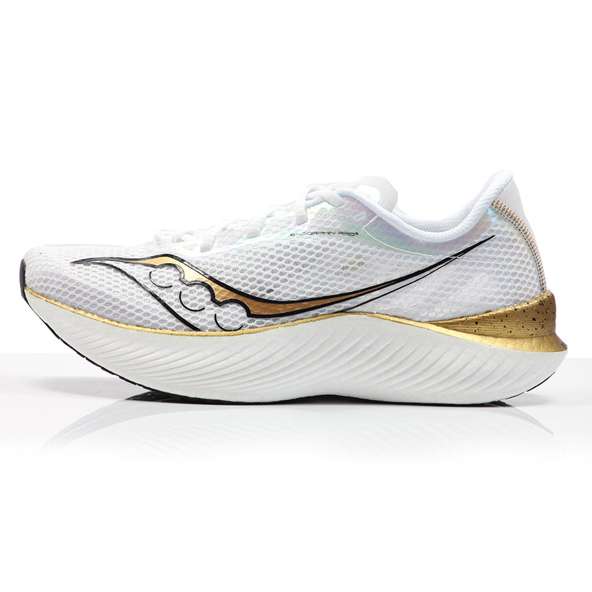 Saucony Endorphin Pro 3 Men's Running Shoe - White/Gold