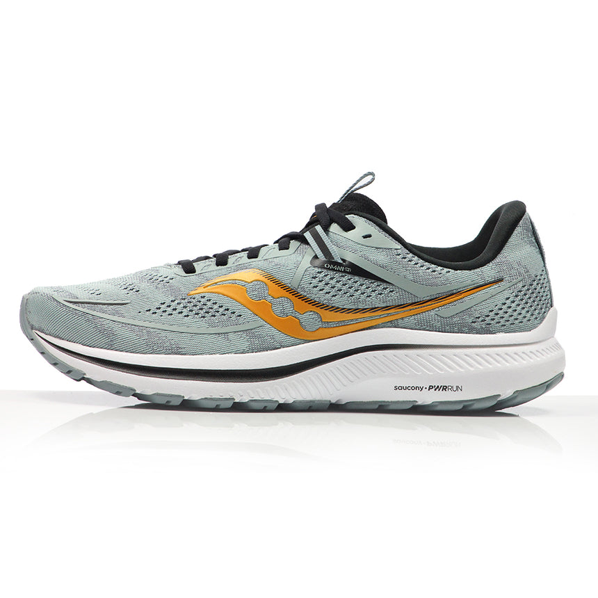 Saucony Omni 21 Men's Running Shoe - Slate/Black