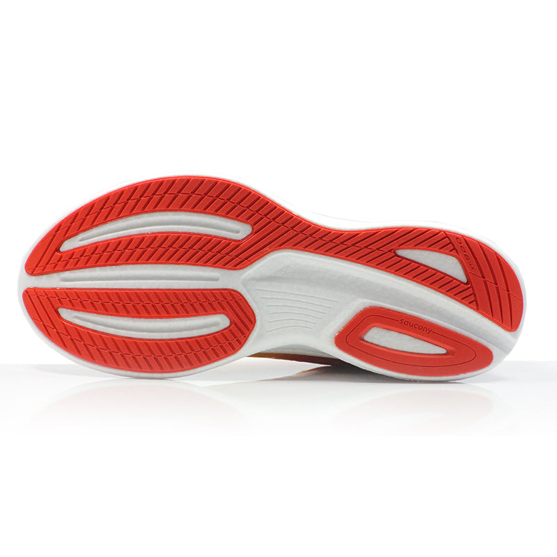 Saucony Ride 17 Men's Running Shoe - White/Vizigold