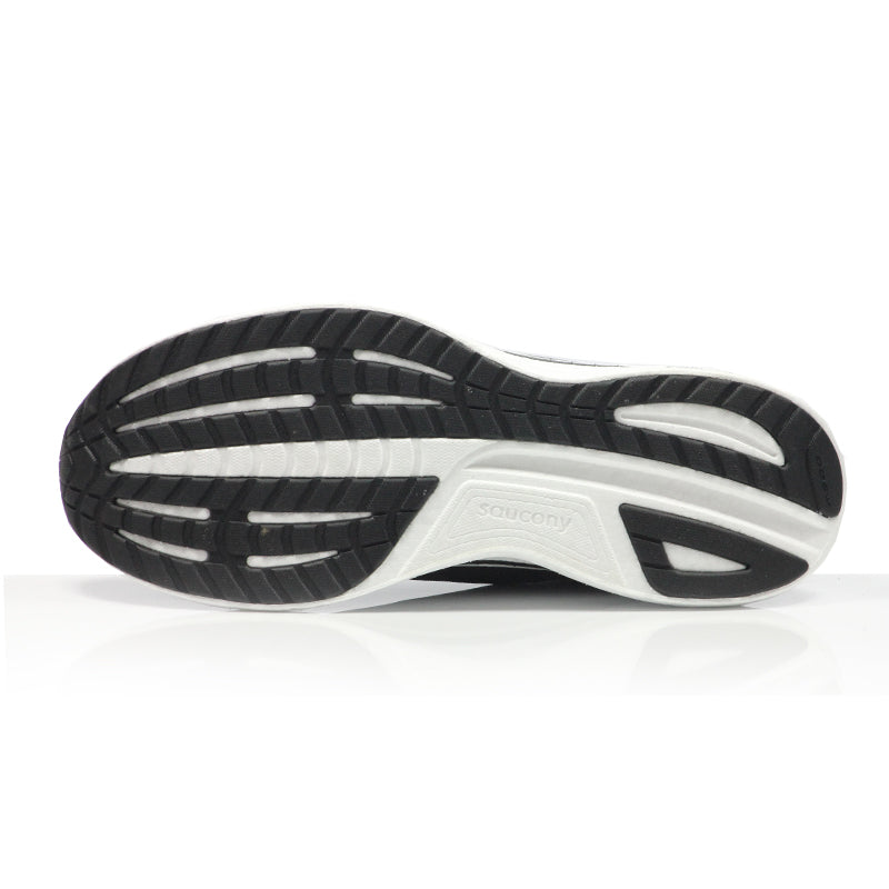 Saucony Ride 18 Men's Running Shoe - Black/White