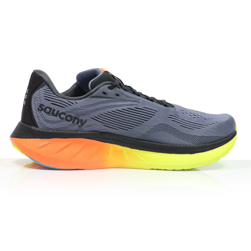Saucony Ride 18 Men's Running Shoe - Shadow/Vizi