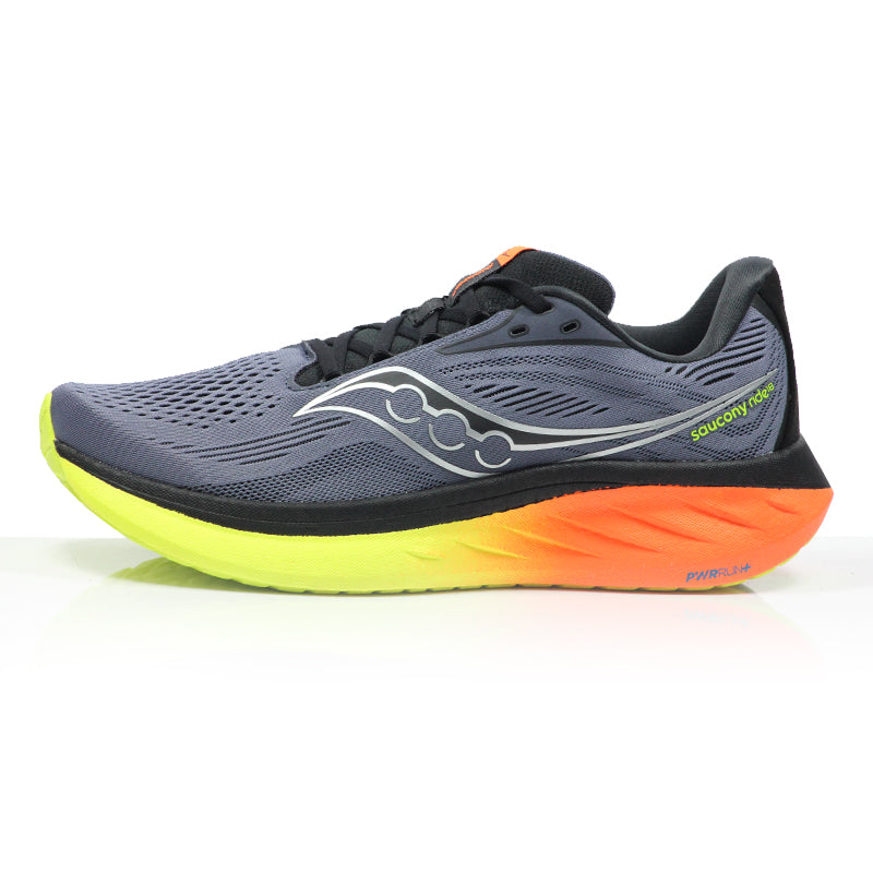 Saucony Ride 18 Men's Running Shoe - Shadow/Vizi