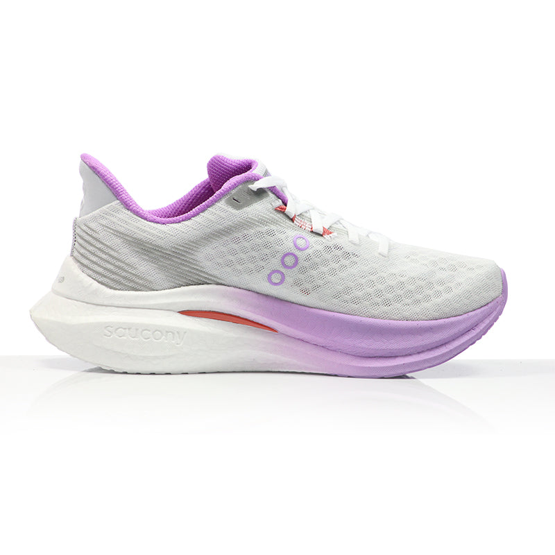 Saucony Endorphin Speed 5 Women's Running Shoe - White/Crocus
