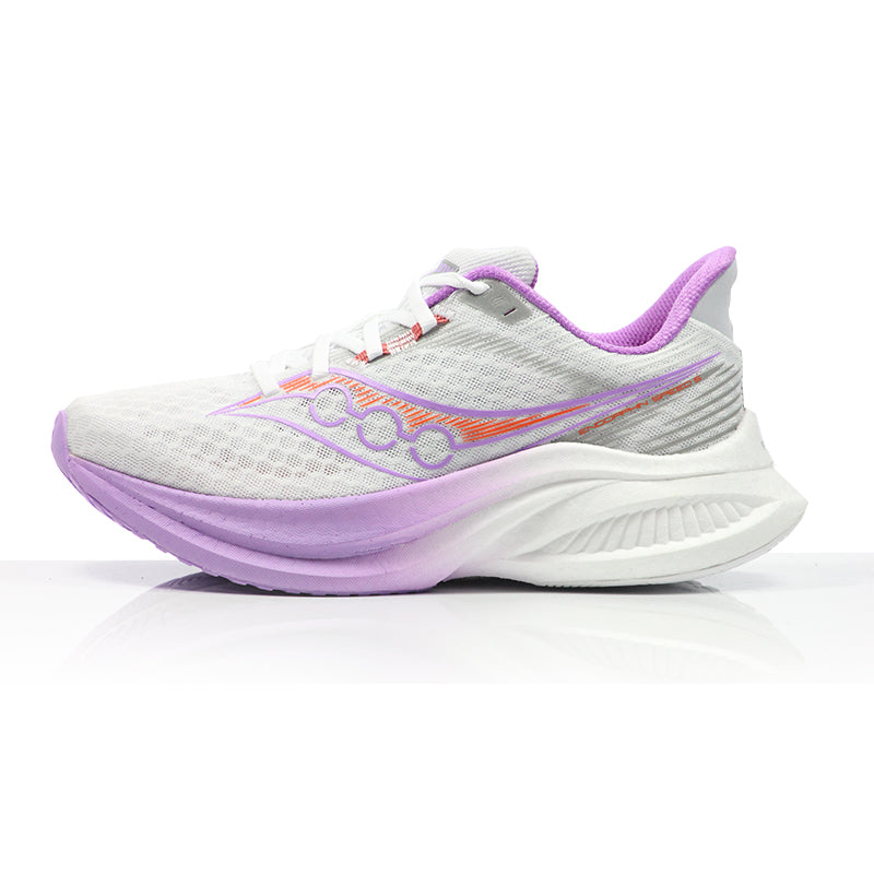 Saucony Endorphin Speed 5 Women's Running Shoe - White/Crocus