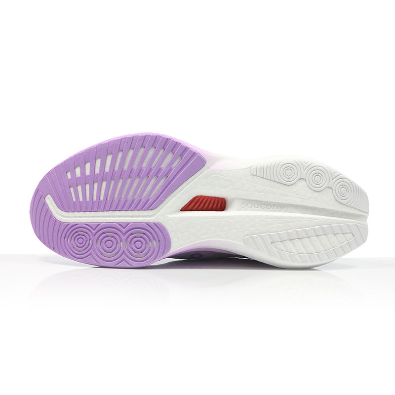 Saucony Endorphin Speed 5 Women's Running Shoe - White/Crocus