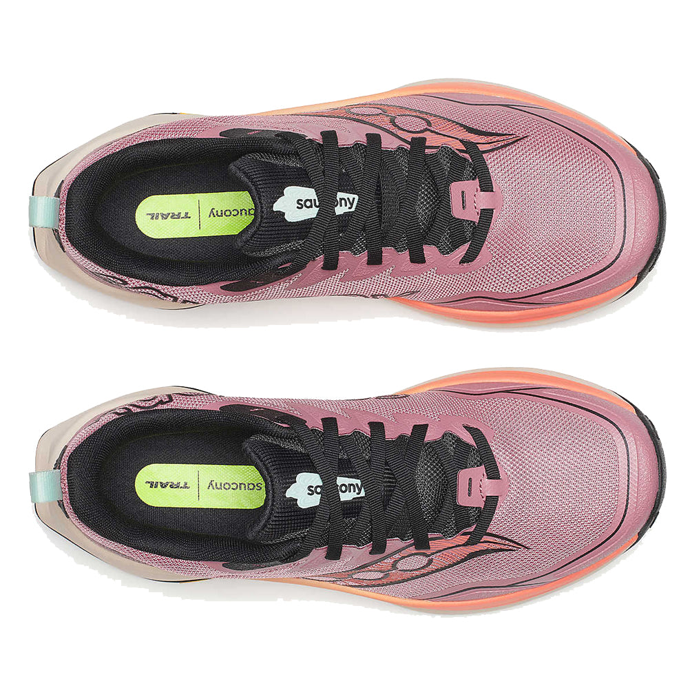 Saucony Peregrine 16 Women's Trail Shoe - Mauve/Salmon