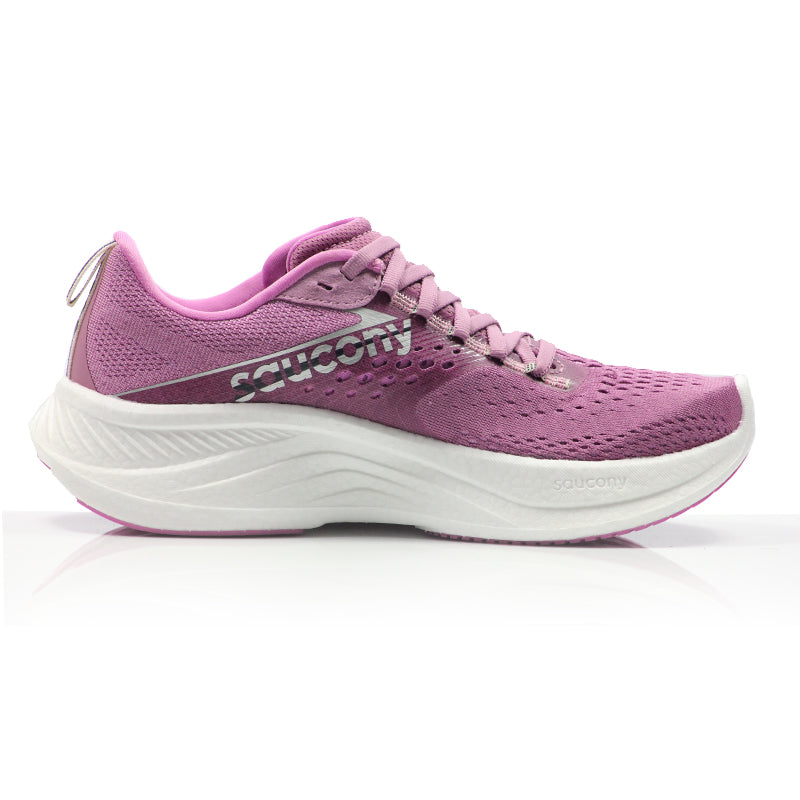 Saucony Ride 17 Women's Running Shoe - Orchid/Silver