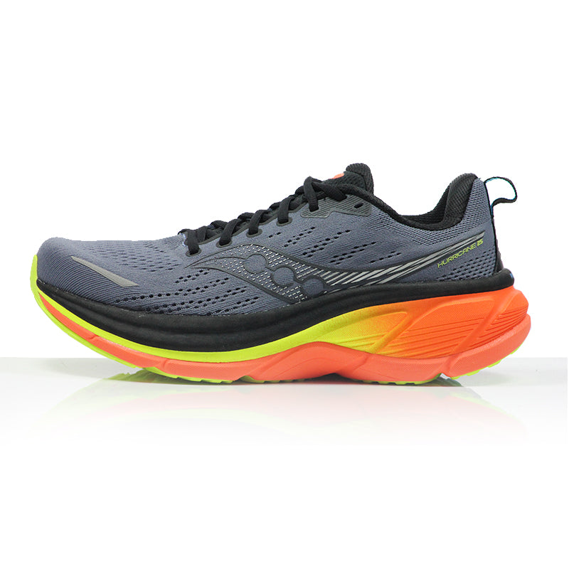 Saucony Hurricane 25 Men's Running Shoe - Shadow/Vizi