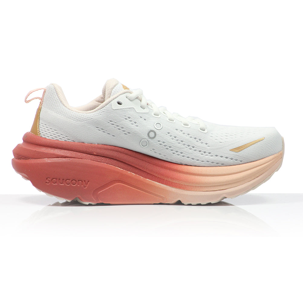 Saucony Hurricane 25 Women's Running Shoe - White/Cameo