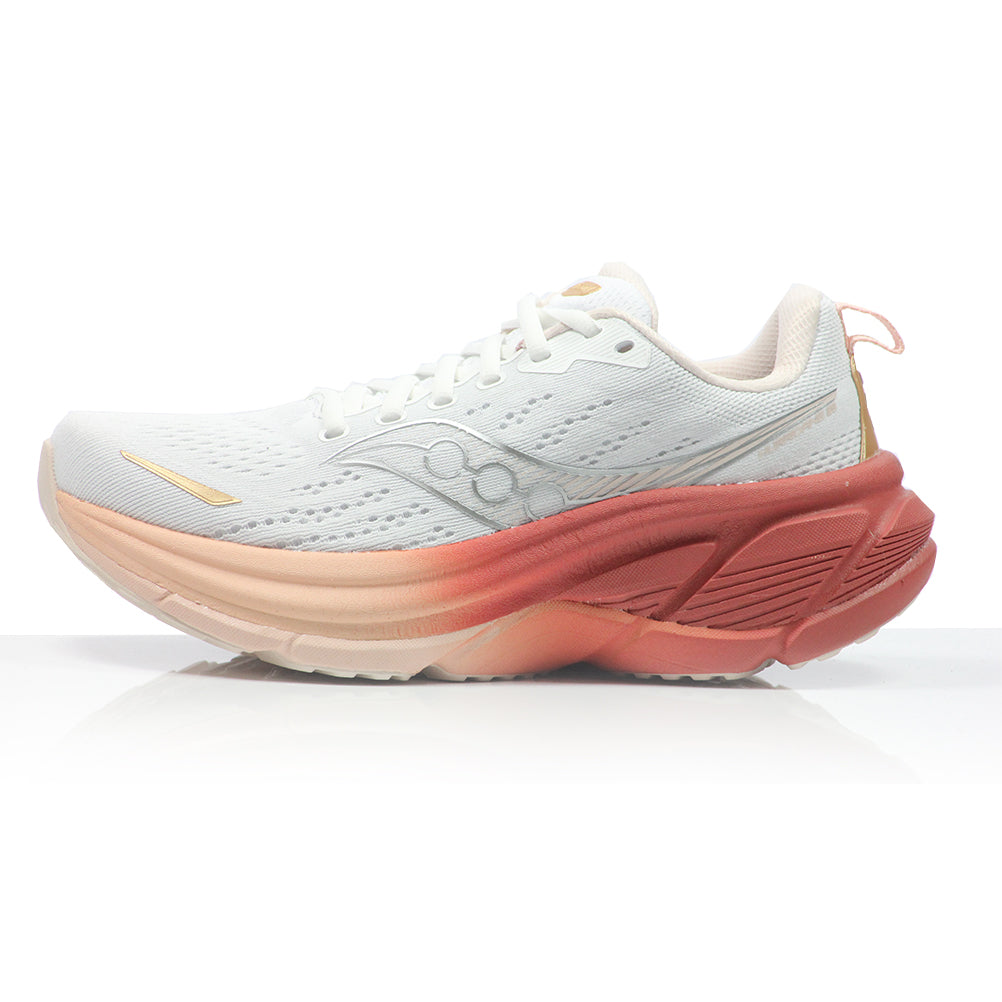 Saucony Hurricane 25 Women's Running Shoe - White/Cameo