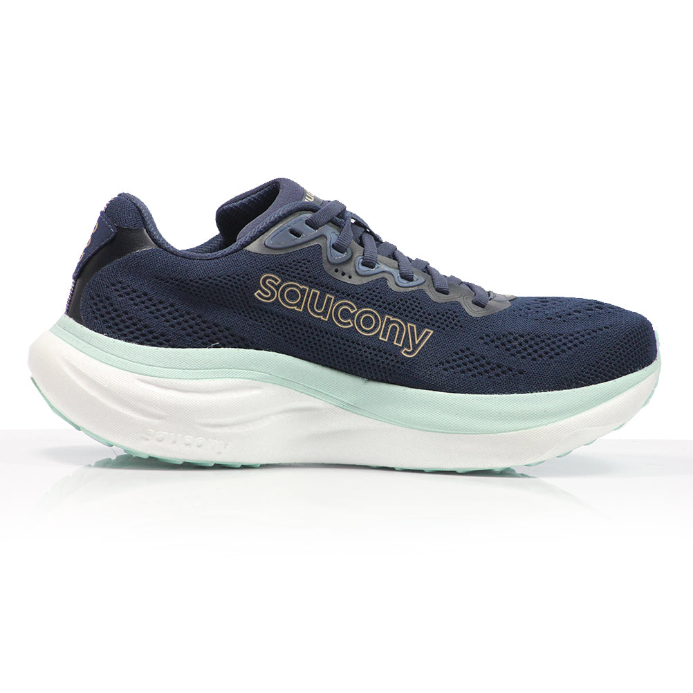 Saucony Ride 19 Women's Running Shoe - Navy/Aqua