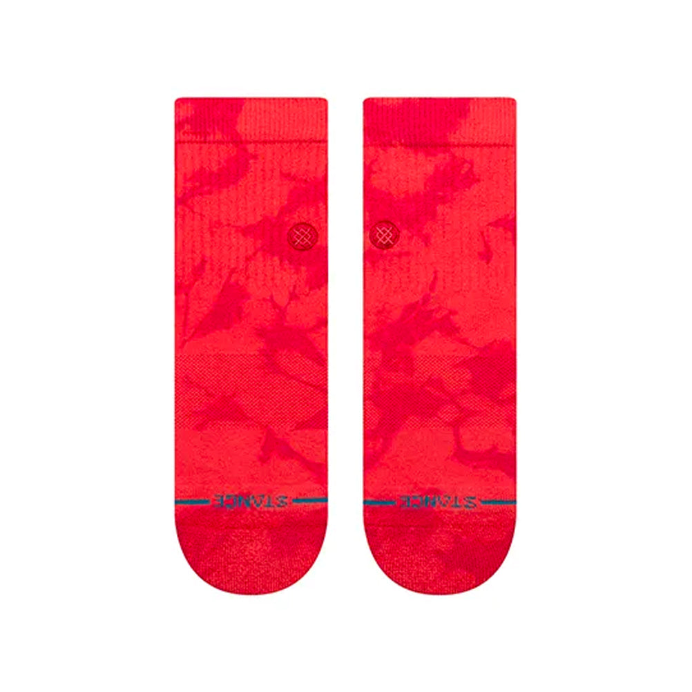 Stance Dye Namic Unisex Quarter Running Sock - Red