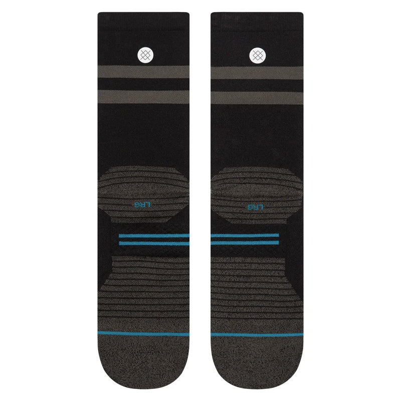 Stance Franchise Ultralight Unisex Crew Running Sock - Black