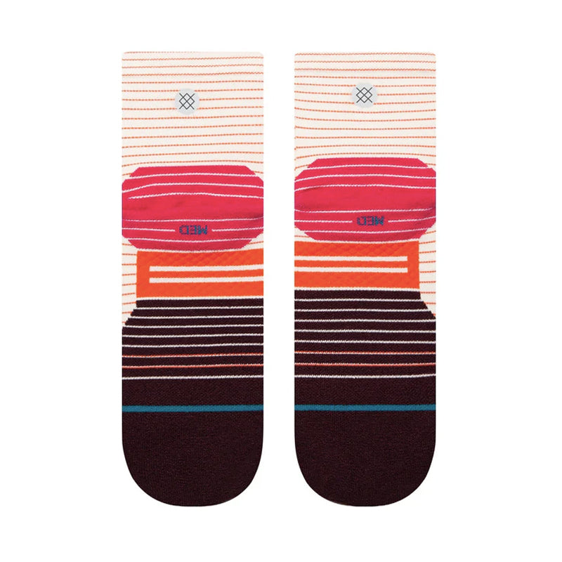 Stance Micro Light Unisex Quarter Running Sock - Magenta