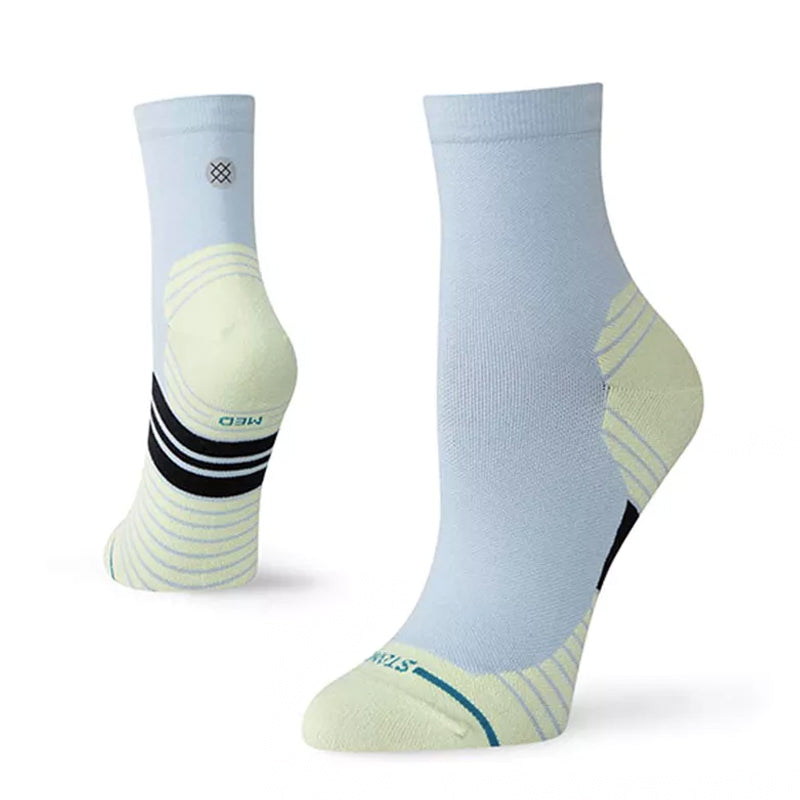 Stance Minimal Ultra Light Unisex Quarter Running Sock - Ice Blue