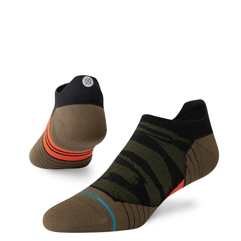 Stance Primal Light Tab Unisex Running Sock - Olive